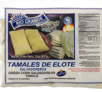 Tamal de elote Salvadoreño “Rio Grande” 32 onz/ 907 grs