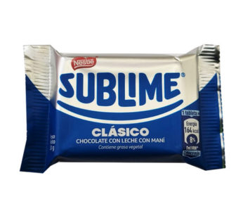 Chocolate “Sublime” Clasico (Barra 30 grs)